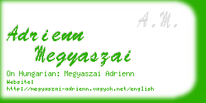 adrienn megyaszai business card